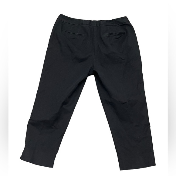 Chicos Womens Straight Leg Pants Black Mid Rise Stretch Pockets 2 US 12/14 - Picture 2 of 9